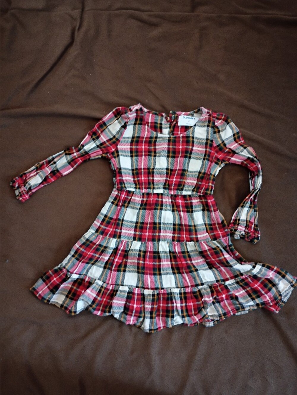 Girls Holiday Plaid Dress Size 5T